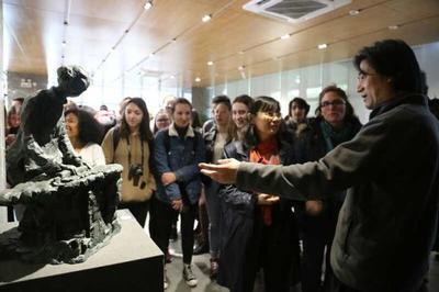 李小超乡村记忆主题雕塑馆开展中法青年文化交流活动